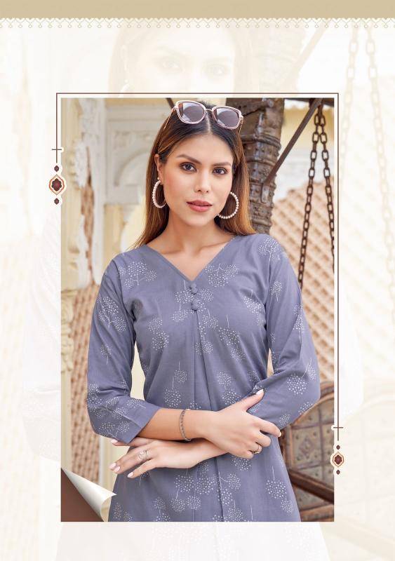 Mittoo floral style coord set Surat printed kurtis suppliers